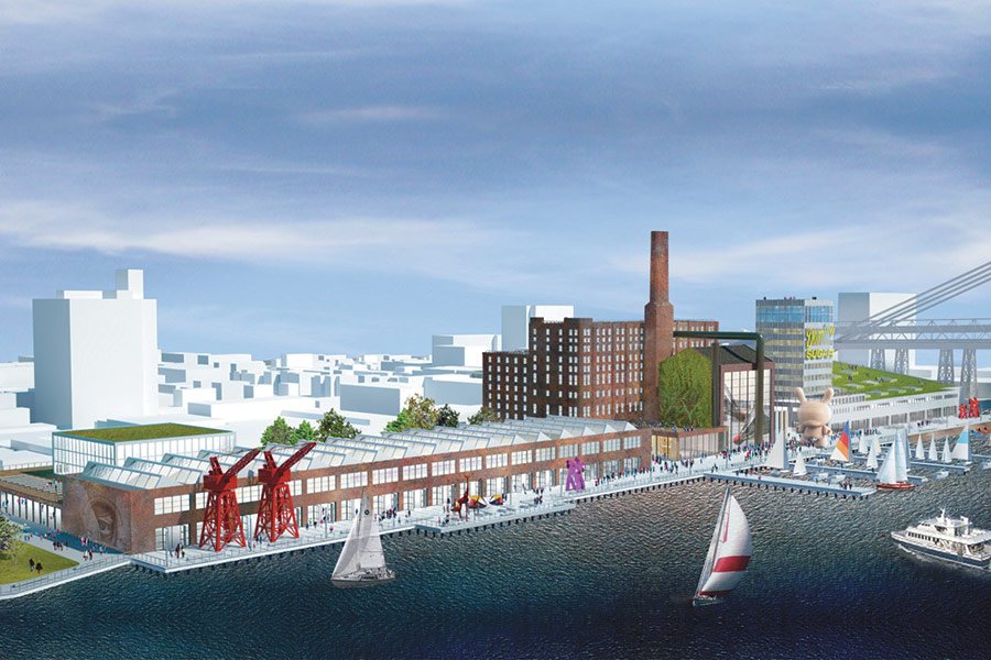 Iimage Courtesy Hao Via Www.archpaper.com concerns about two trees and shop proposal for domino sugar factory
