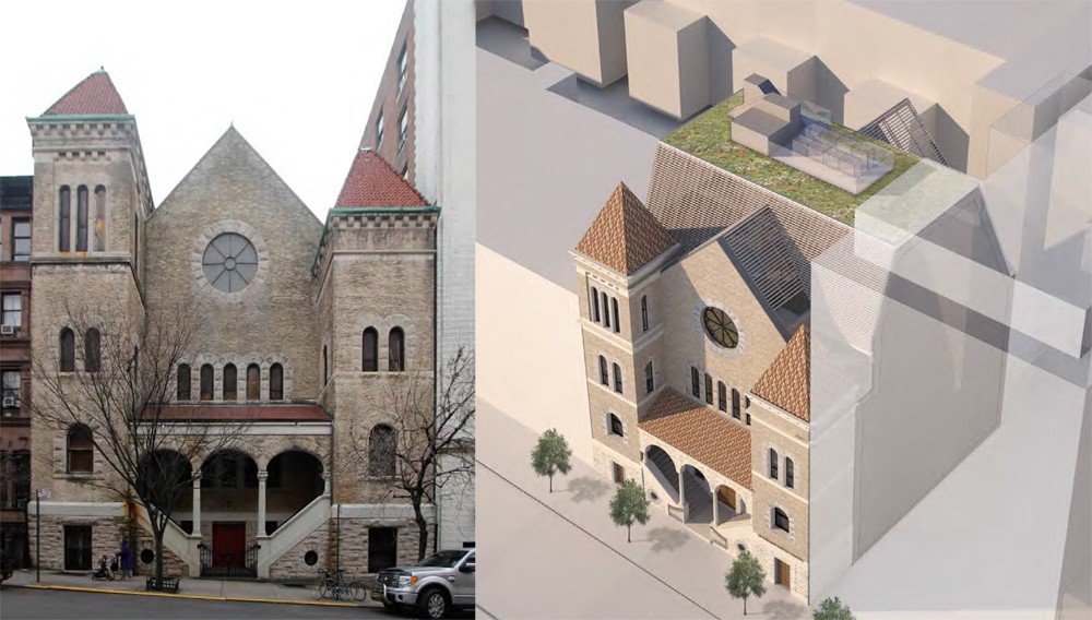 Conversion of a traditional Baptist church into mixed-use