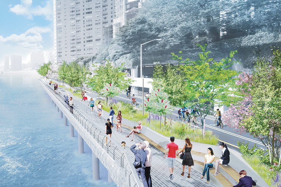 Design seeks to make the East River waterfront accessible