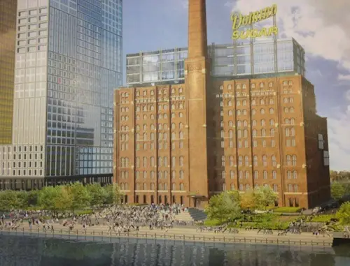 an artist's rendering of the exterior of a building