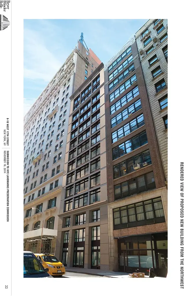 Rendering By Beyerblinderbelle Via Newyorkyimby.com new building coming to the ladies mile historic district