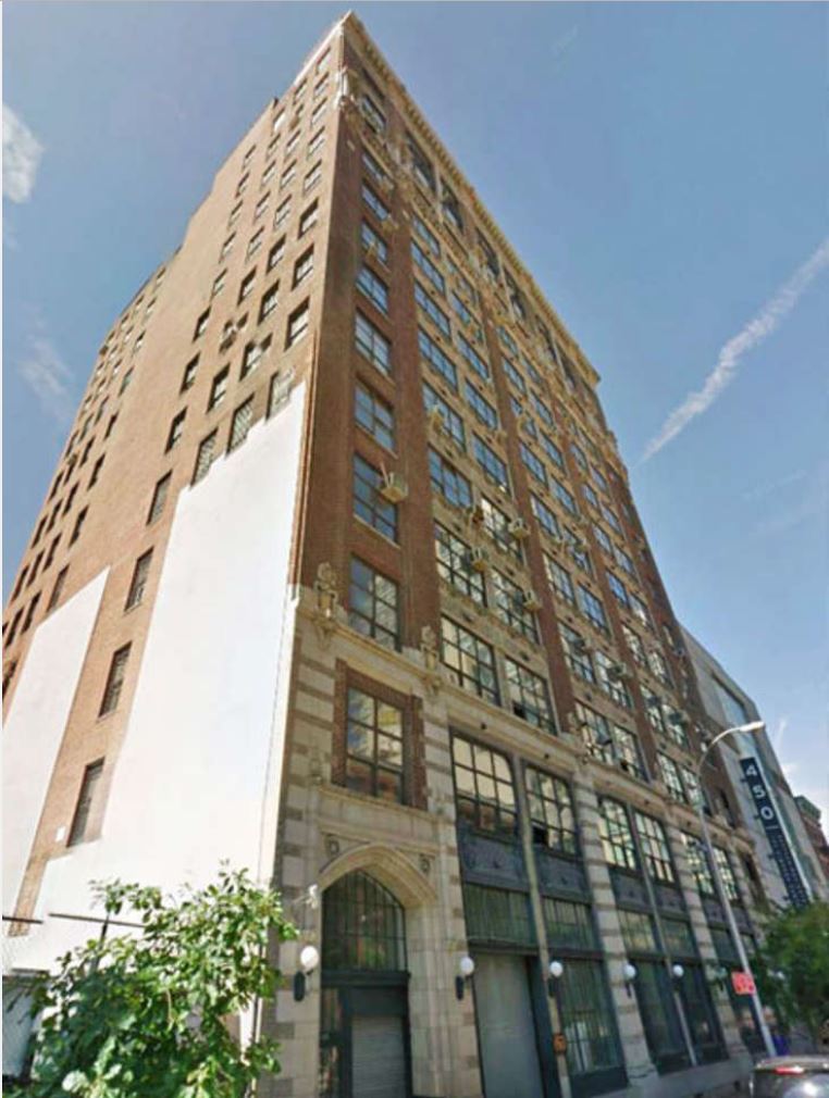 a tall building with lots of windows on it