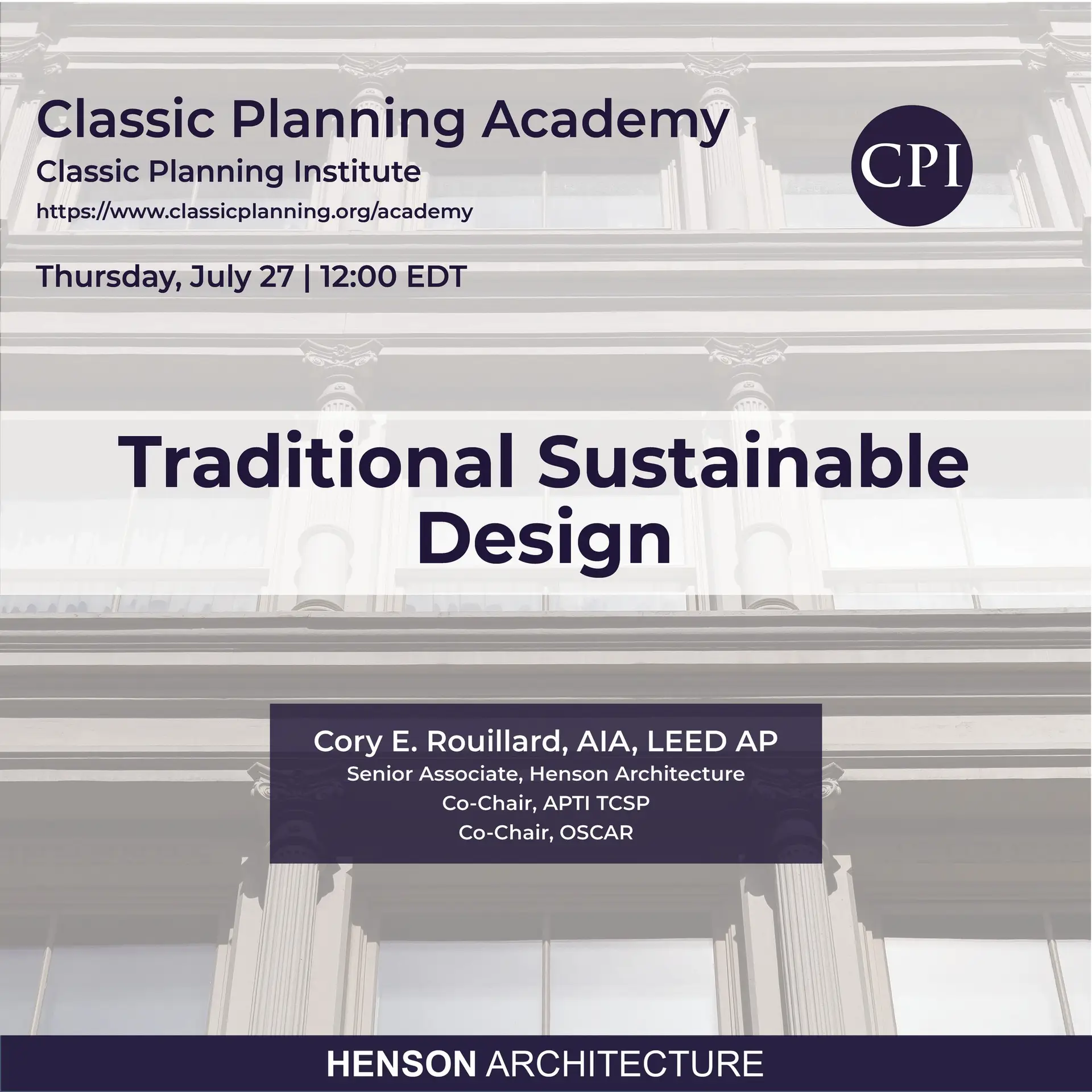 Classic Planning Academy