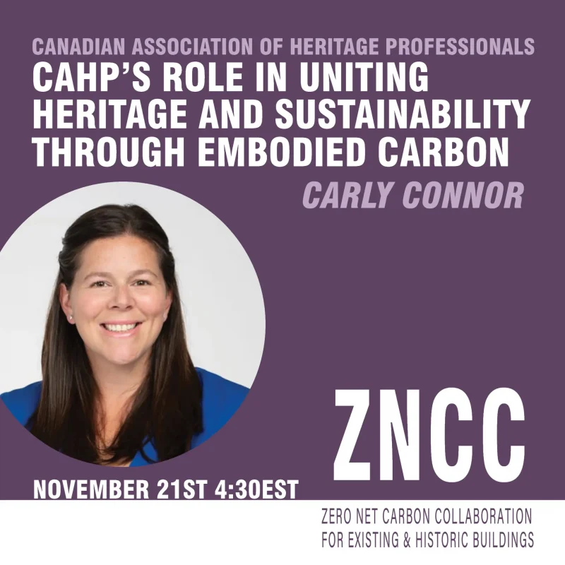 Heritage and Embodied Carbon